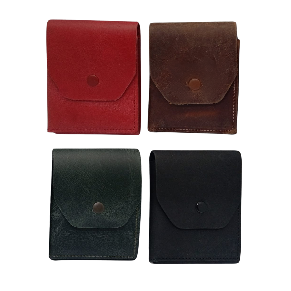 Minimalist Çıtçıtlı Kartlık & Cüzdan