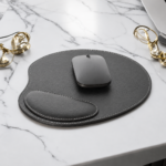 Bilek Destekli Deri Mousepad